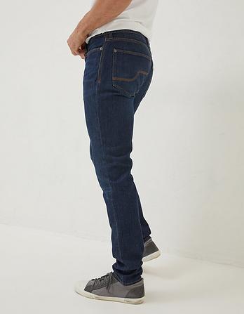 Lean Slim Dark Vintage Wash Jeans