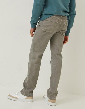 Straight 5 Pocket Jeans