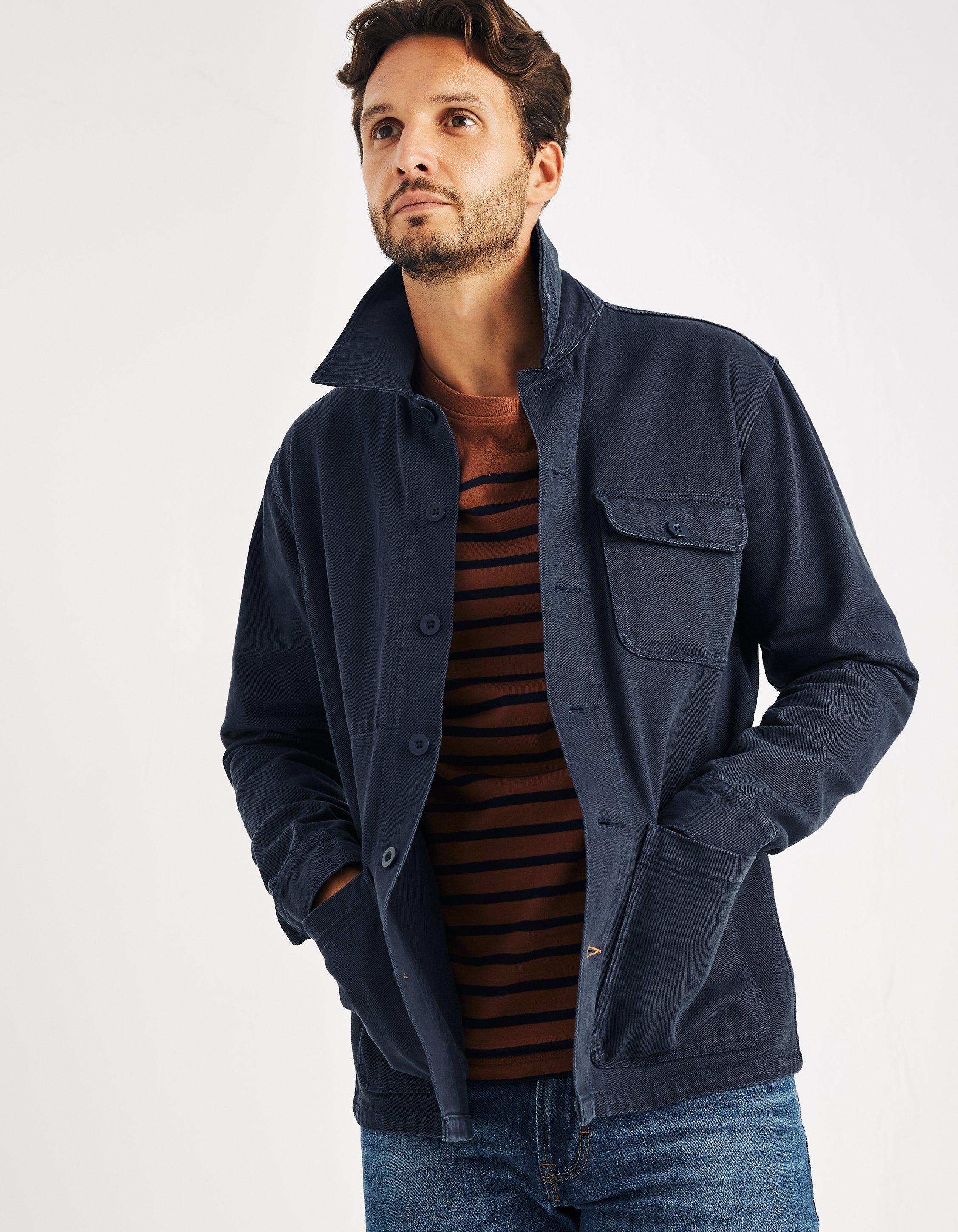 Worker hot sale jacket blue