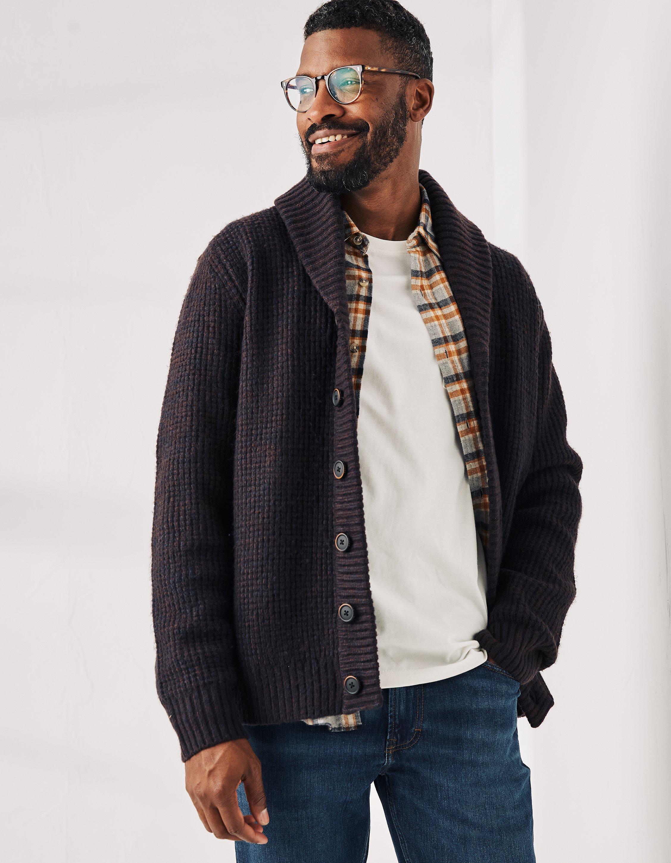 Fat face mens on sale cardigan