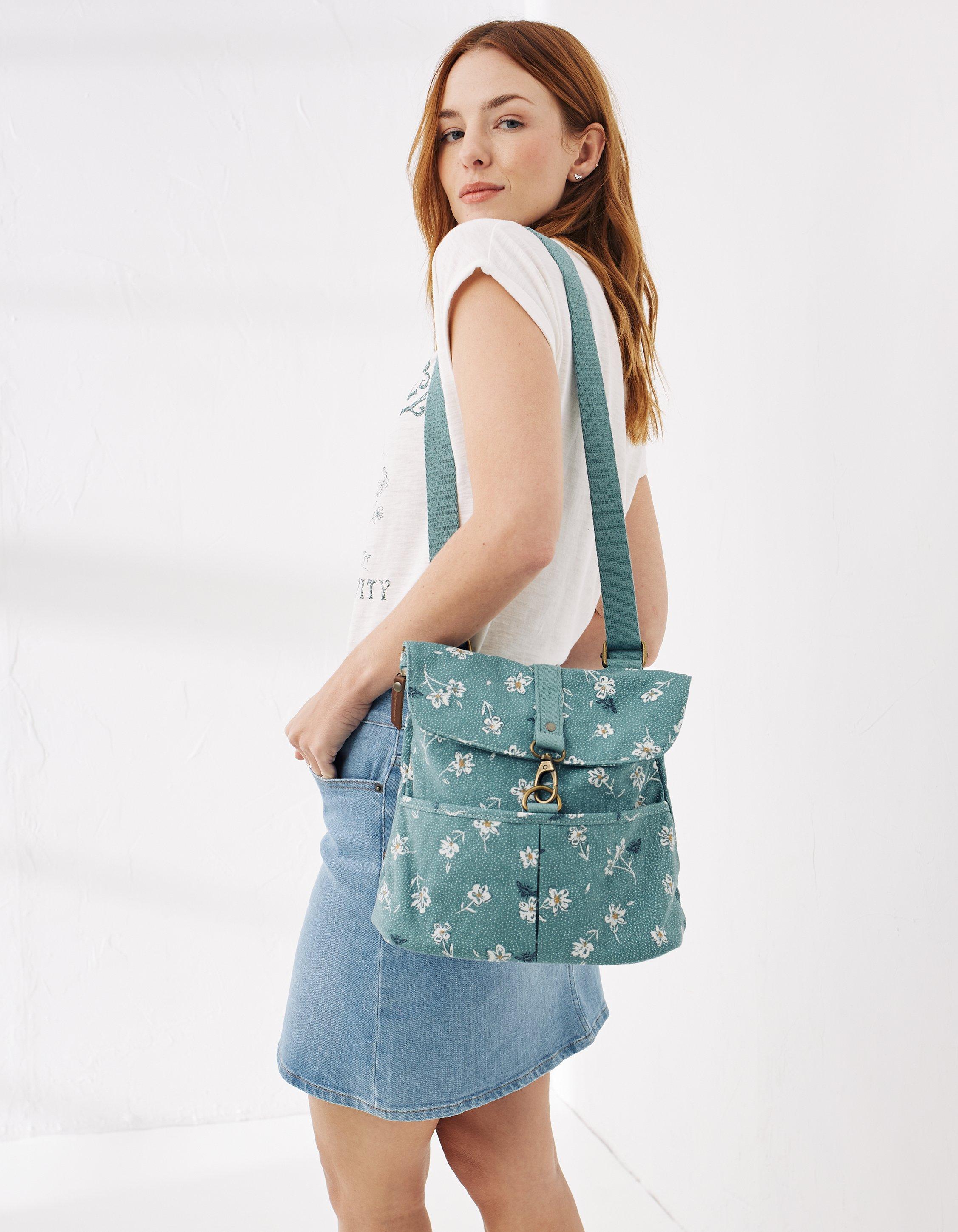 Green Haze Floral Bee Multifunctional Bag, Bags & Wallets | FatFace.com