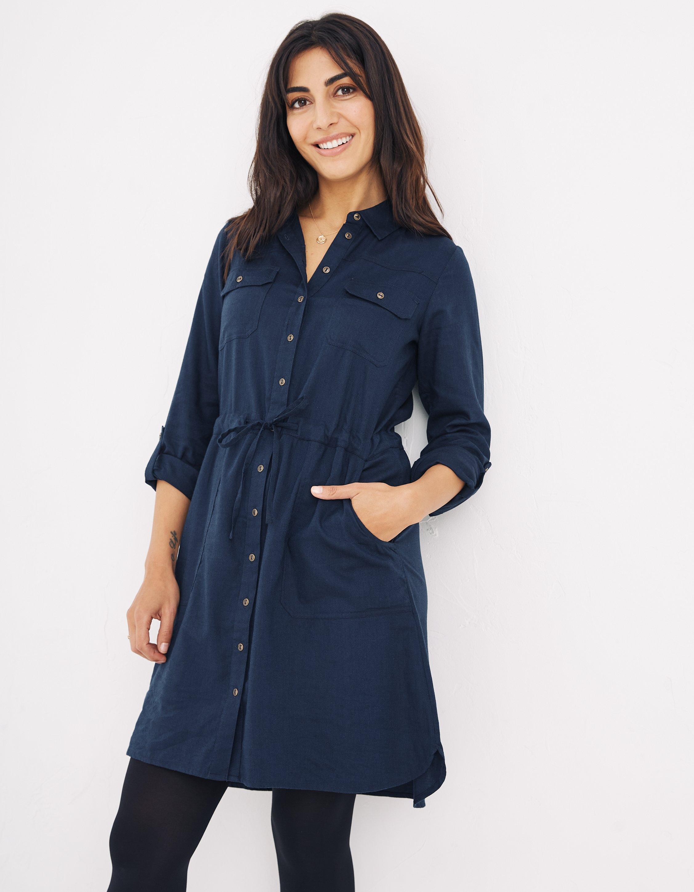 Sian Utility Shirt Dress, Dresses | FatFace.com