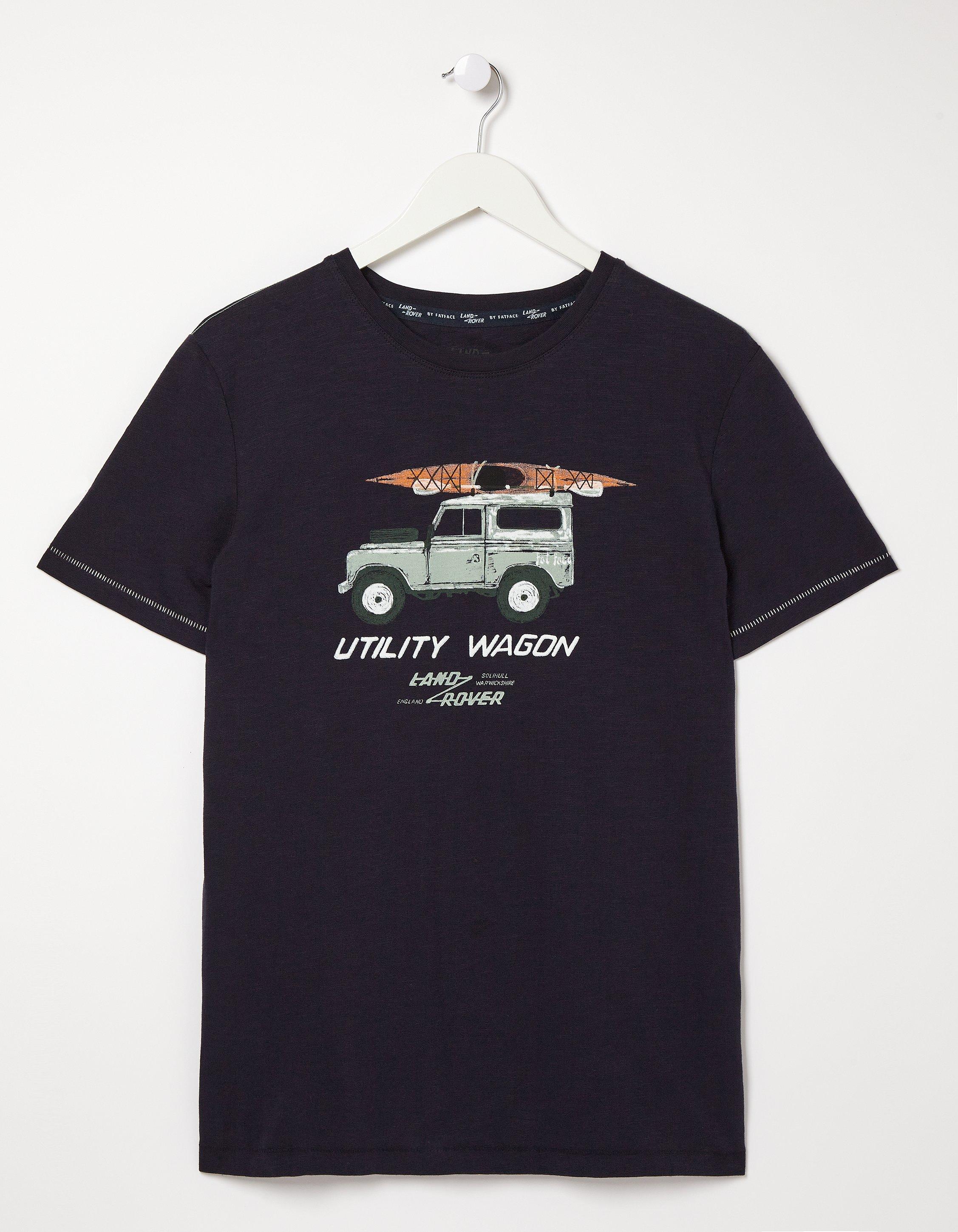 Land Rover Utility Wagon Graphic T-Shirt, T-Shirts | FatFace.com