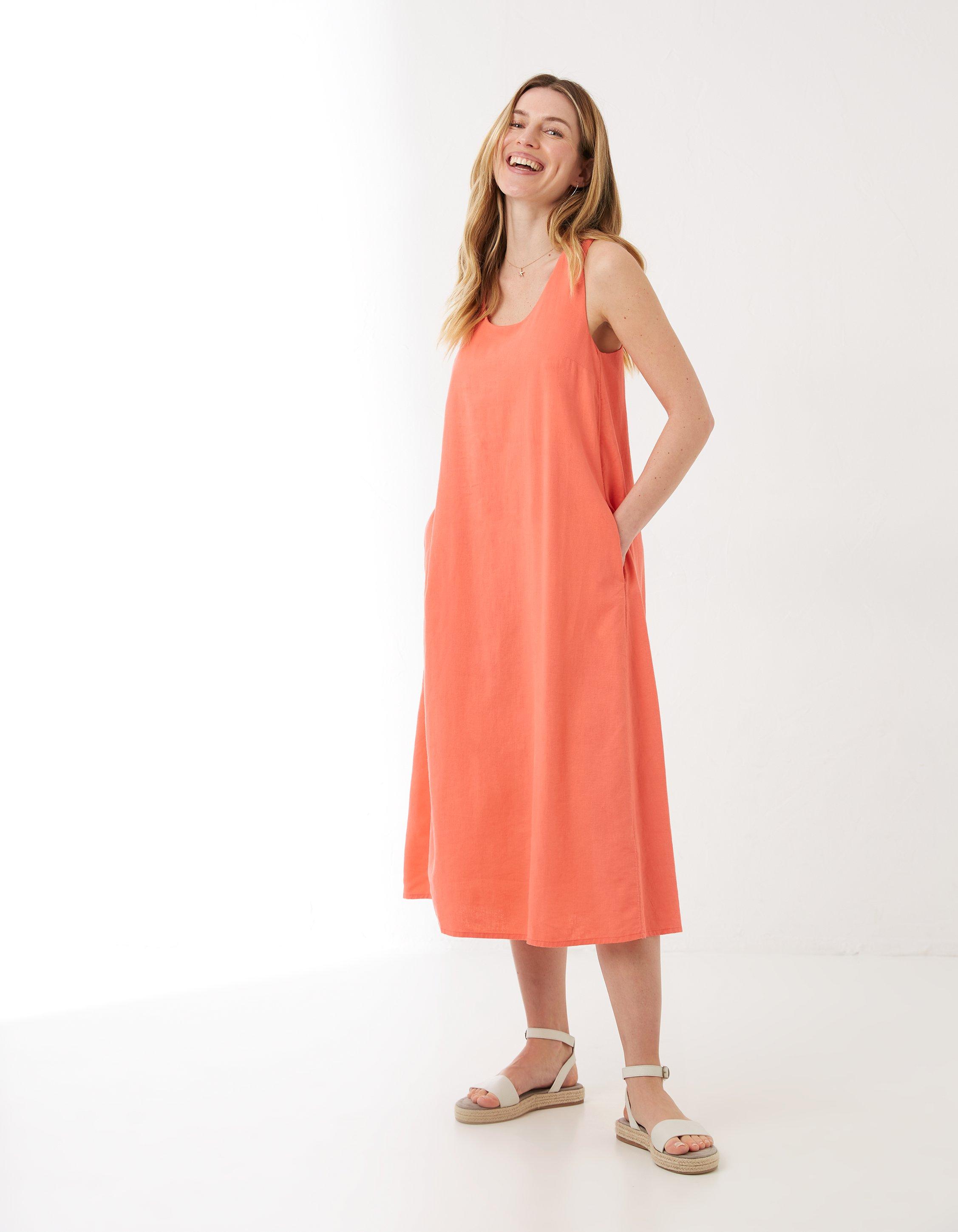 Fat face 2025 linen dress