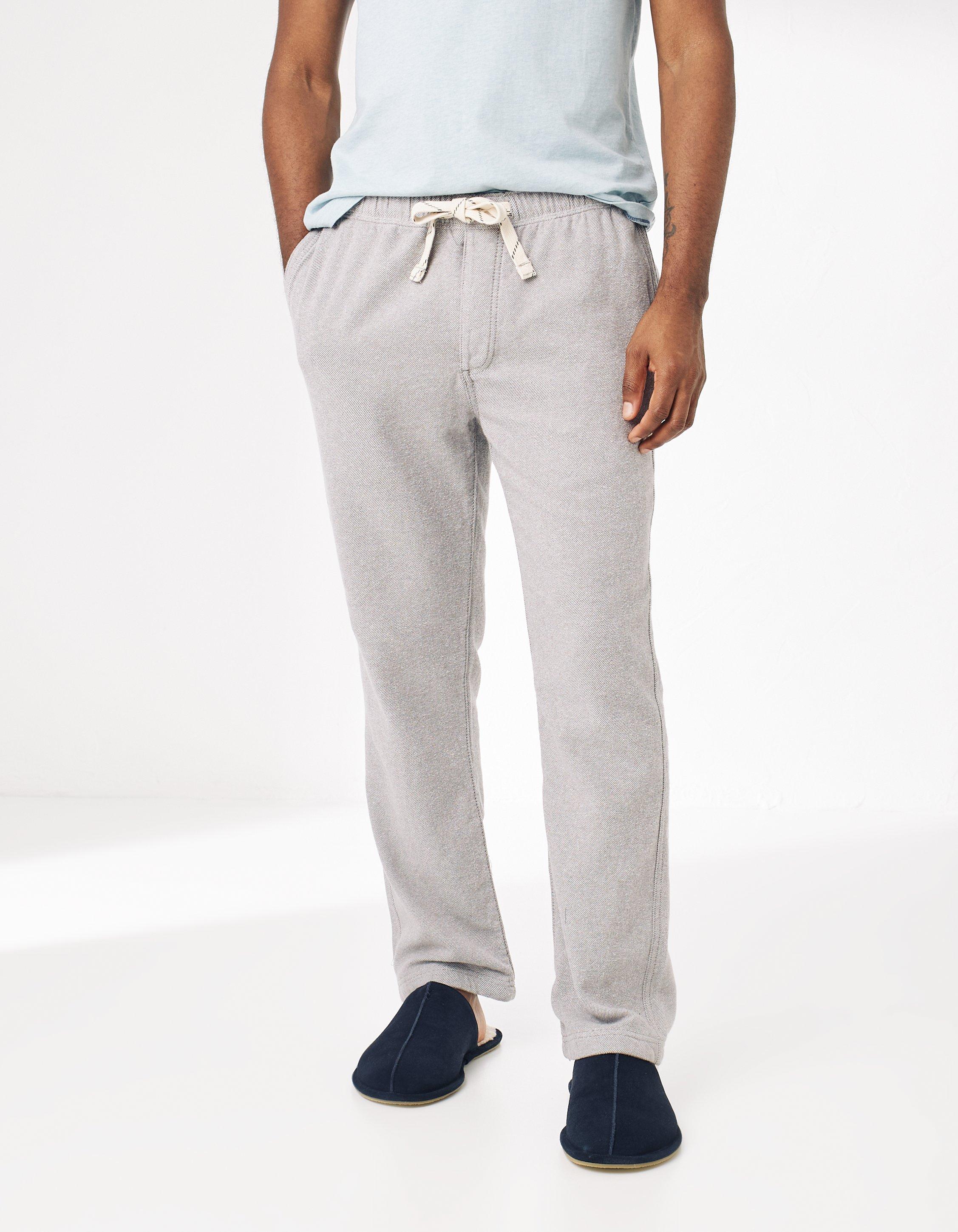 Grey Marl Brushed Twill Loungepant, Nightwear & Pyjamas | FatFace.com