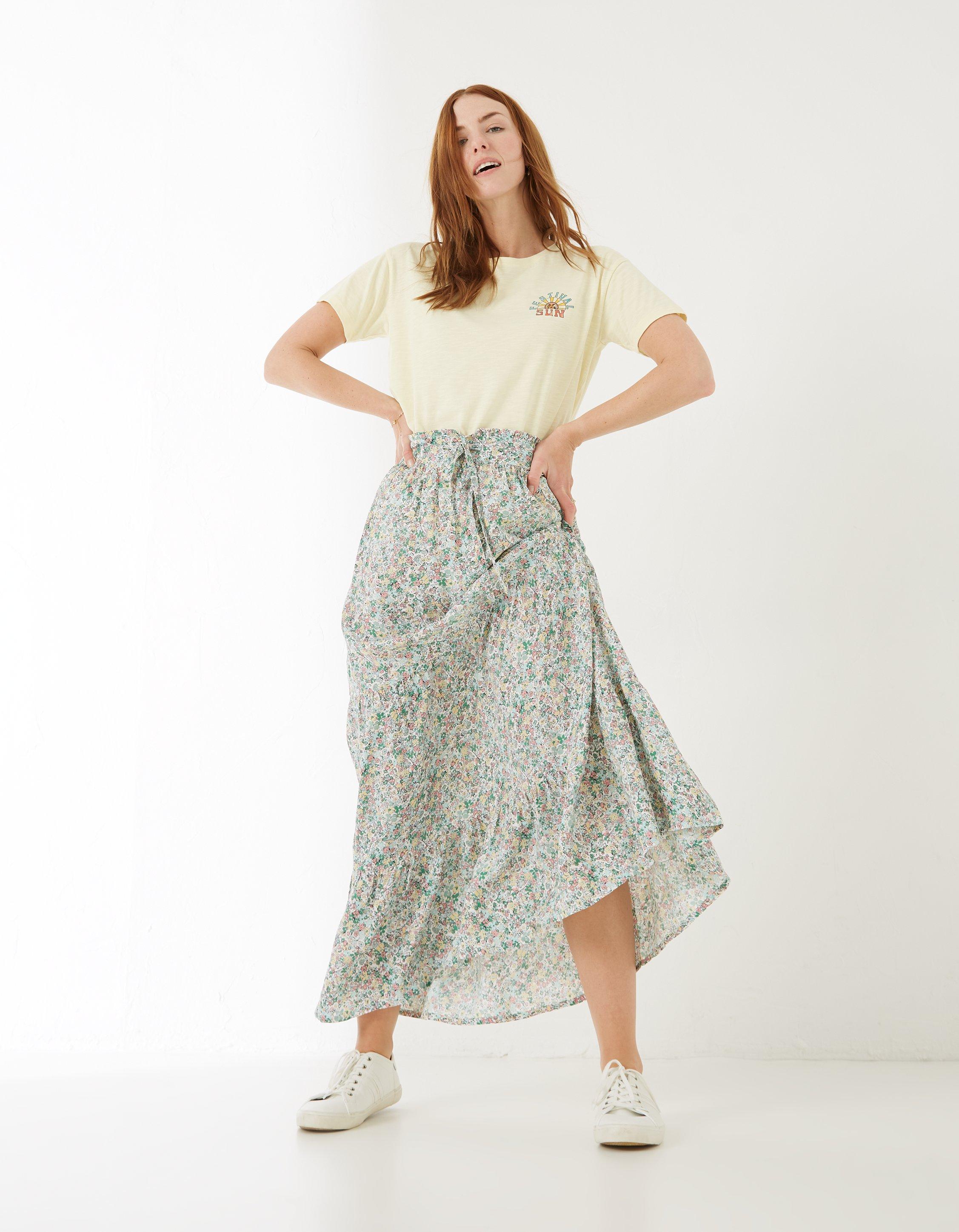 Nora Sugar Floral Maxi Skirt Skirts