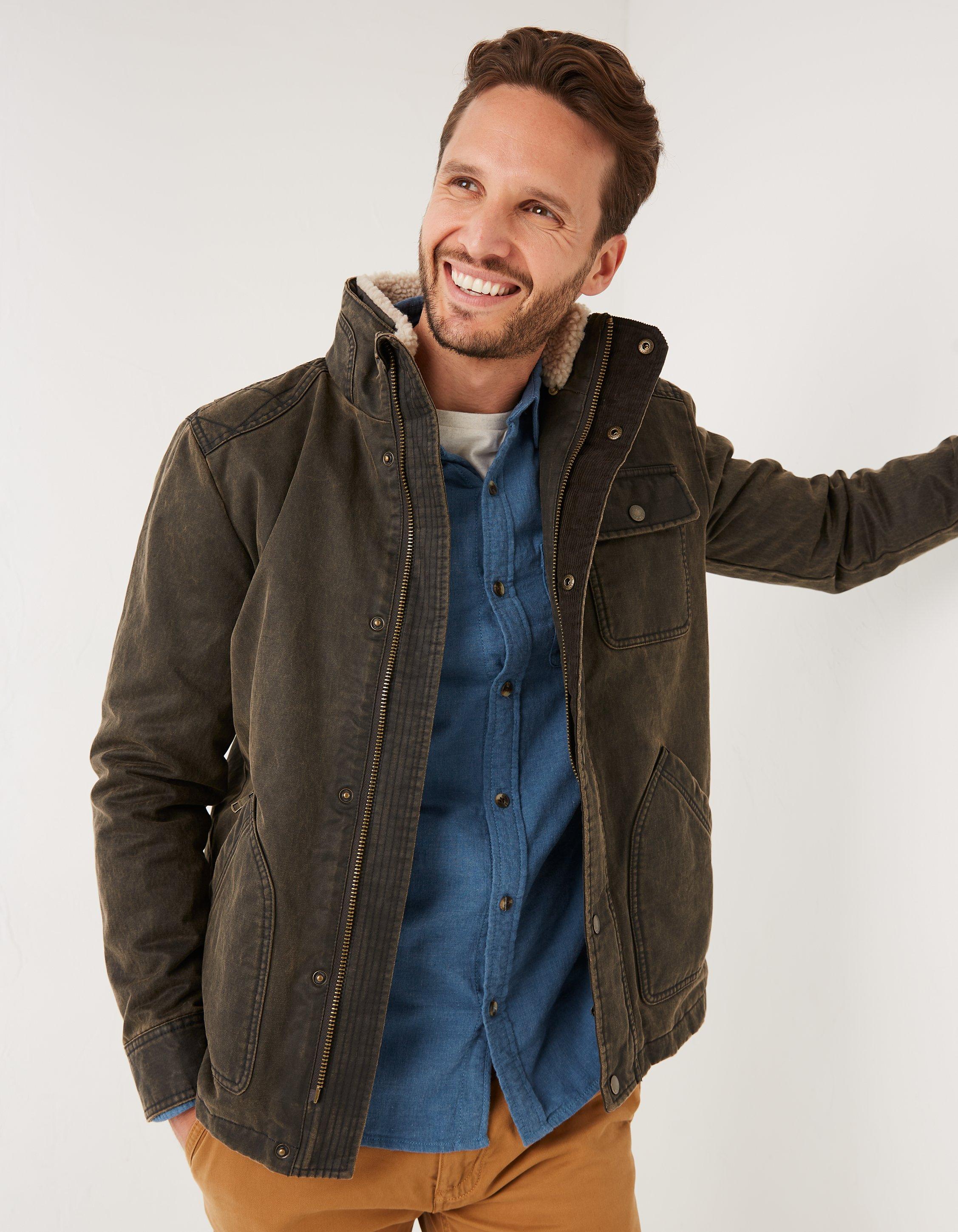 Mens cotton outlet utility jacket