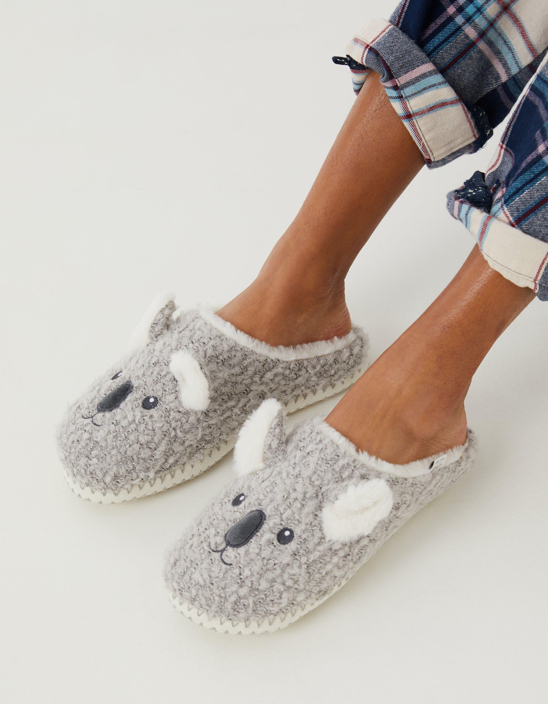 Kylie Koala Mule Slippers, Slippers | FatFace.com