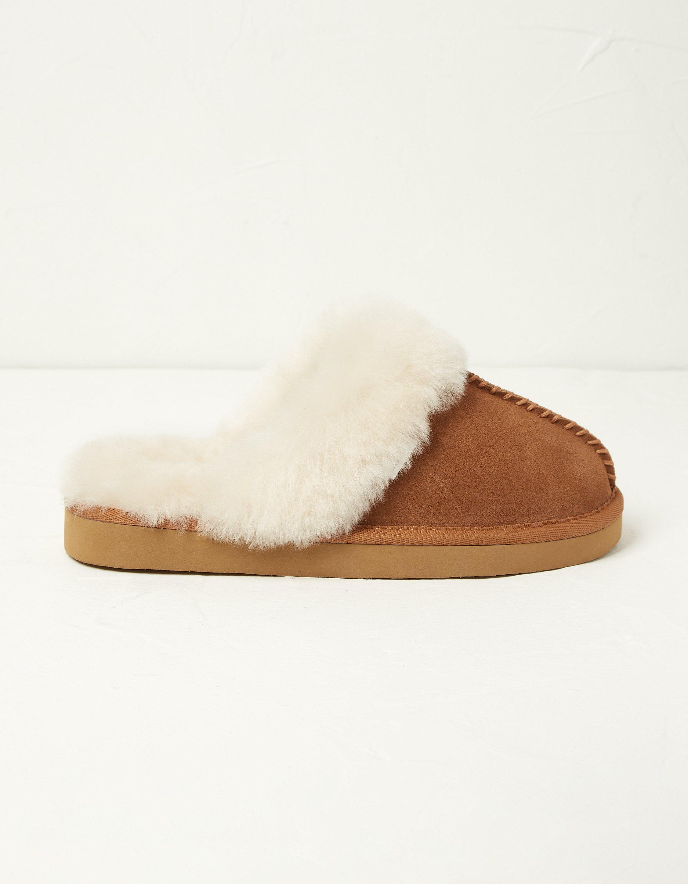 Shearling mule sale slippers