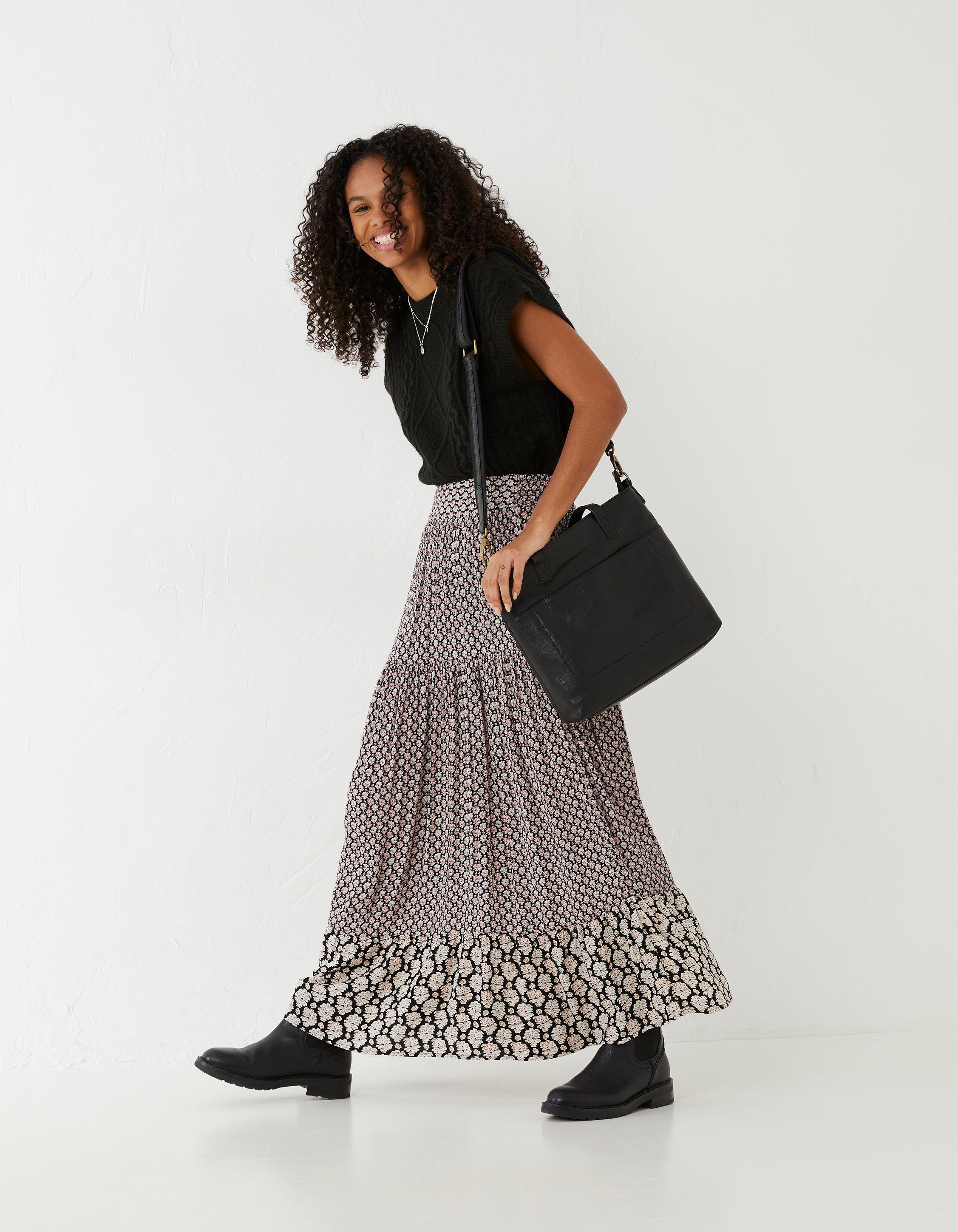 Black denim outlet skirt fat face