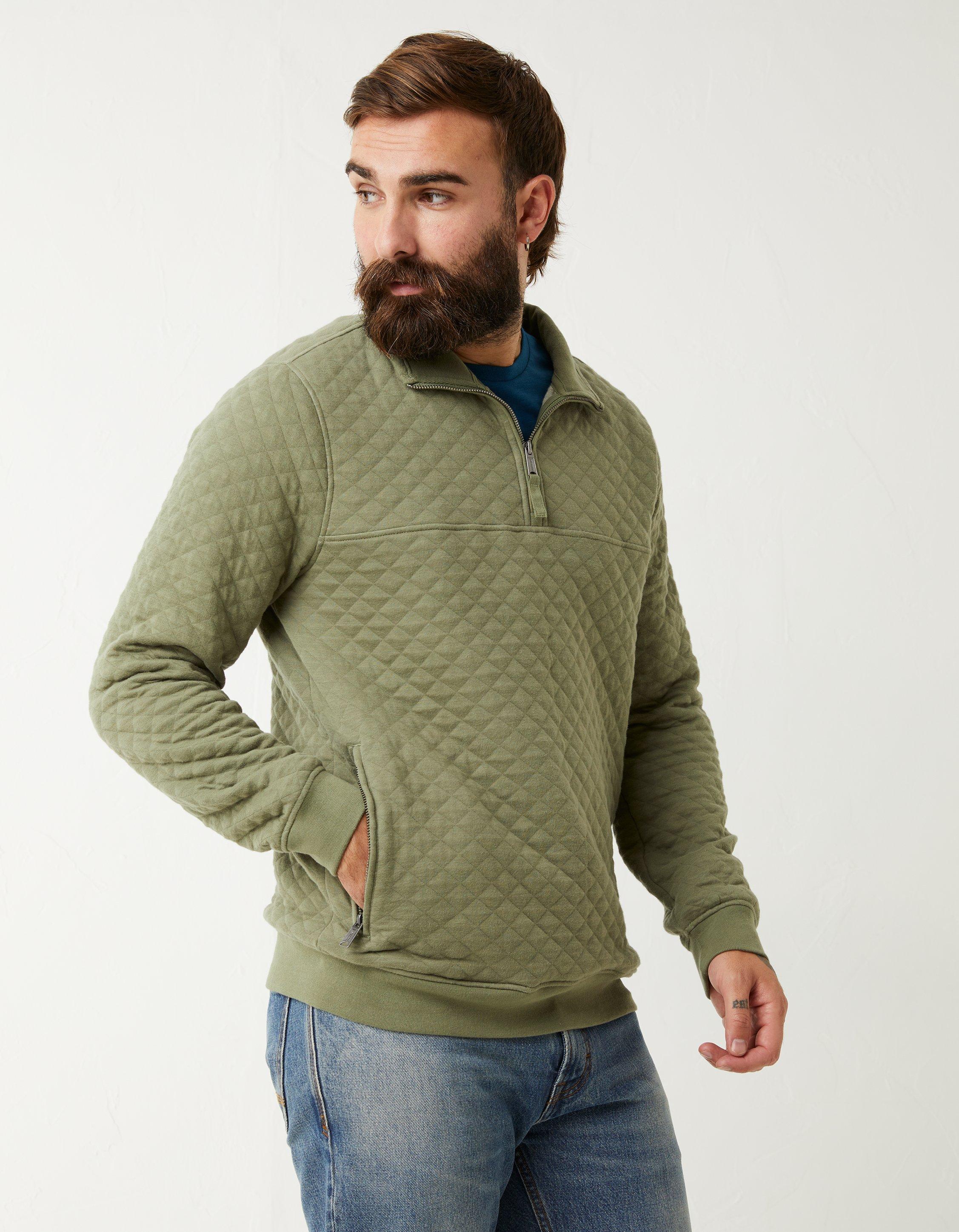 Half discount neck sweatshirt