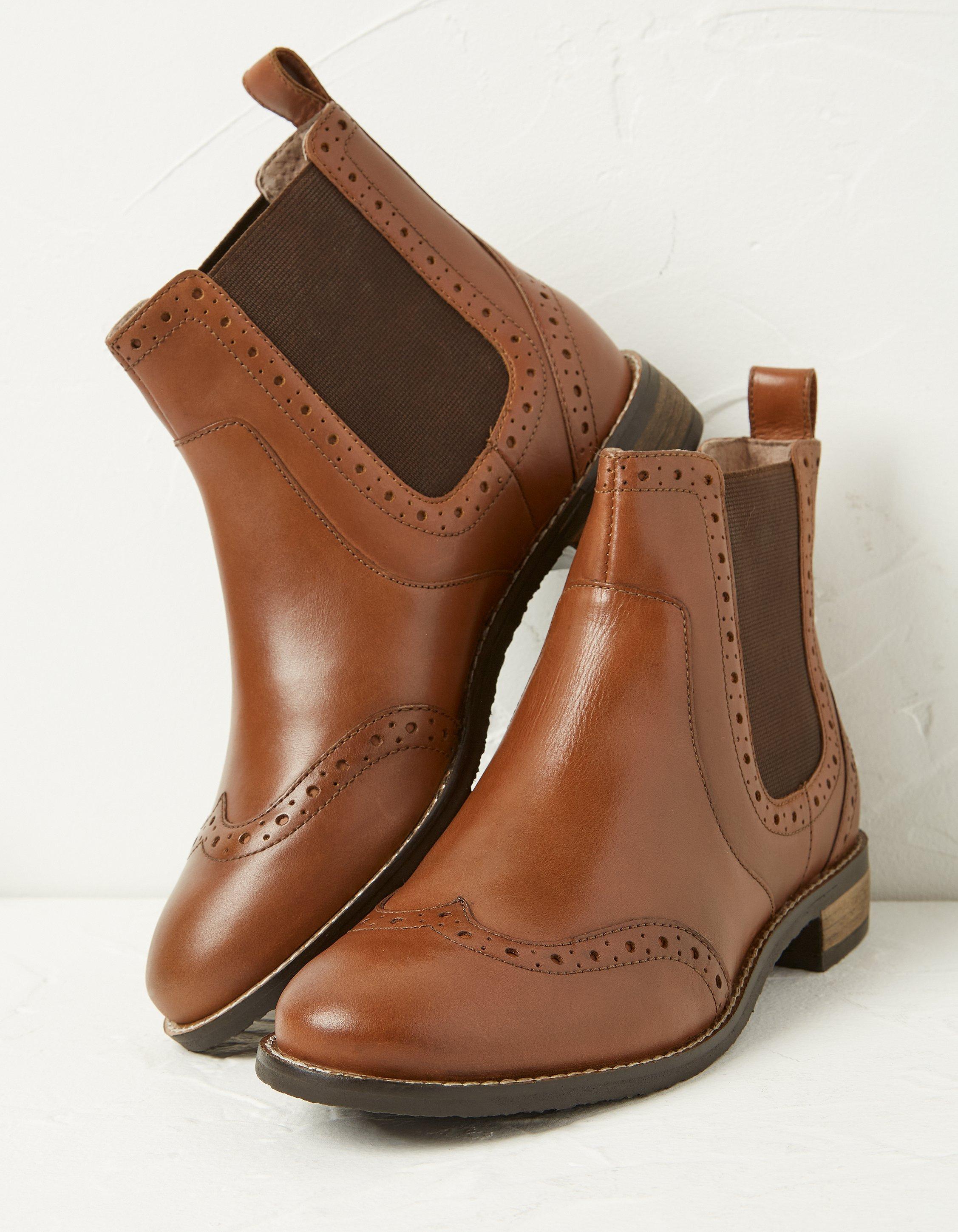 women's brown buckle boots