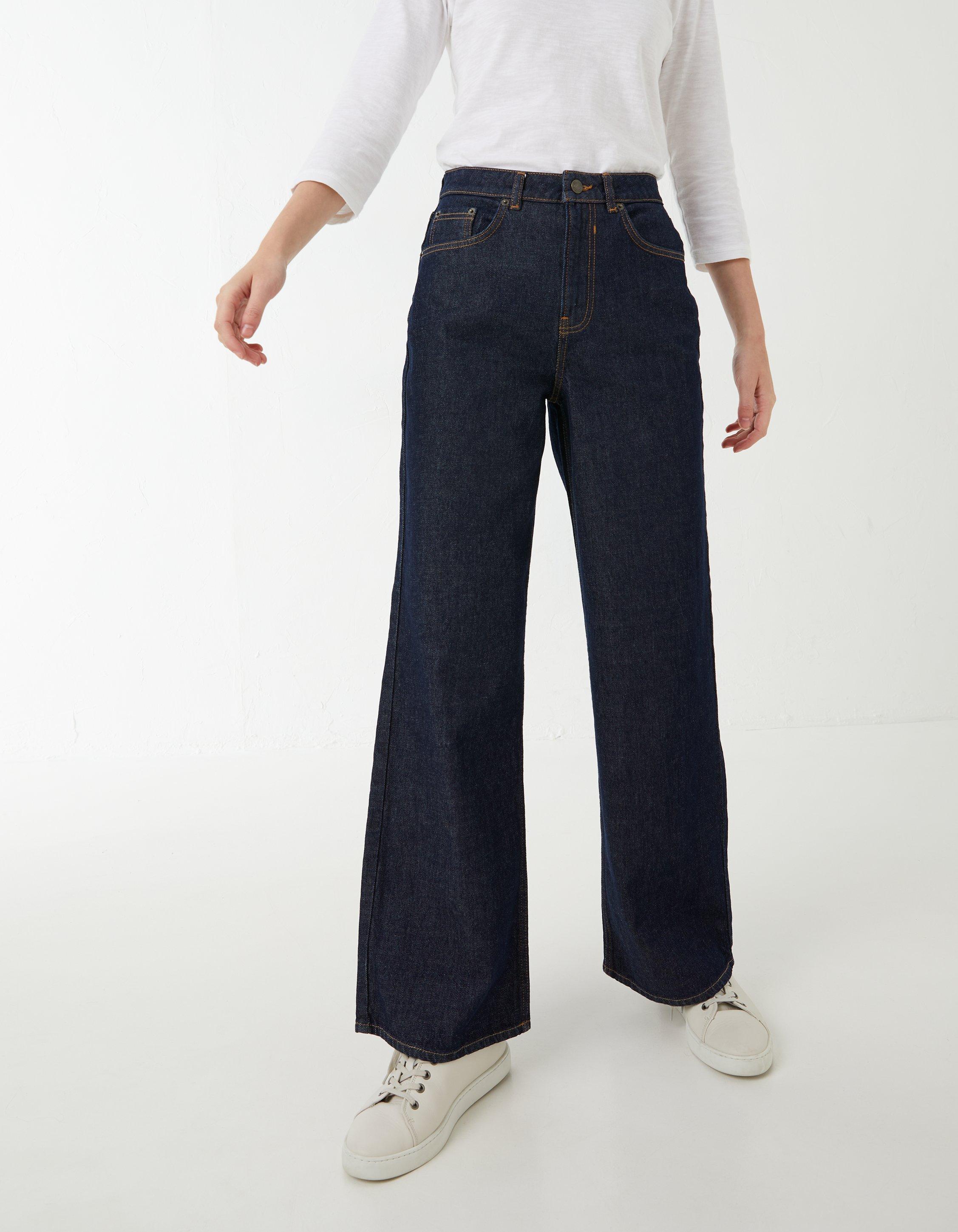 Whitby Wide Leg Jeans Jeans Dungarees FatFace