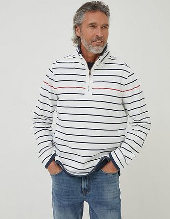 Airlie Breton Pop Stripe Sweatshirt