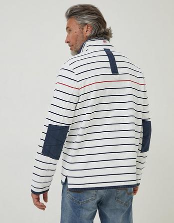 Airlie Breton Pop Stripe Sweatshirt