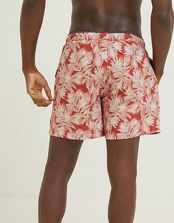 Trevose Leaf Print Swim Shorts