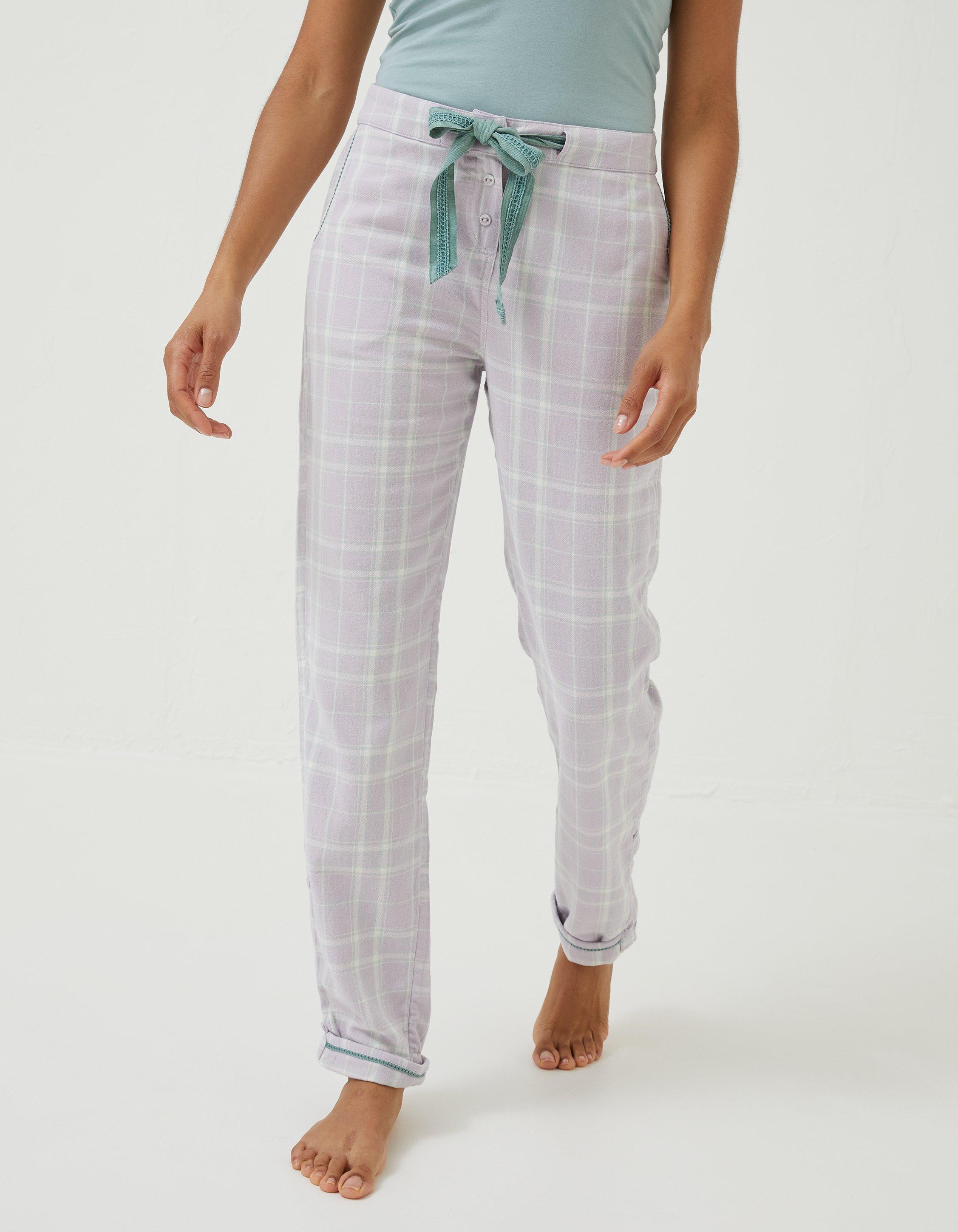 Pink Check Pyjama Bottoms