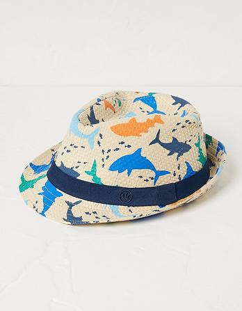 Shark Trilby Hat
