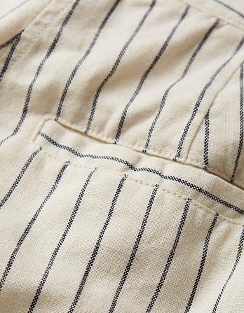 Linen Stripe Shorts