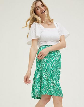 Remy Tropical Leaf Skirt