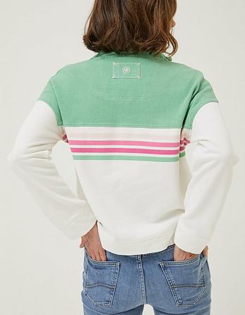 Relaxed Airlie Color Block Sweat