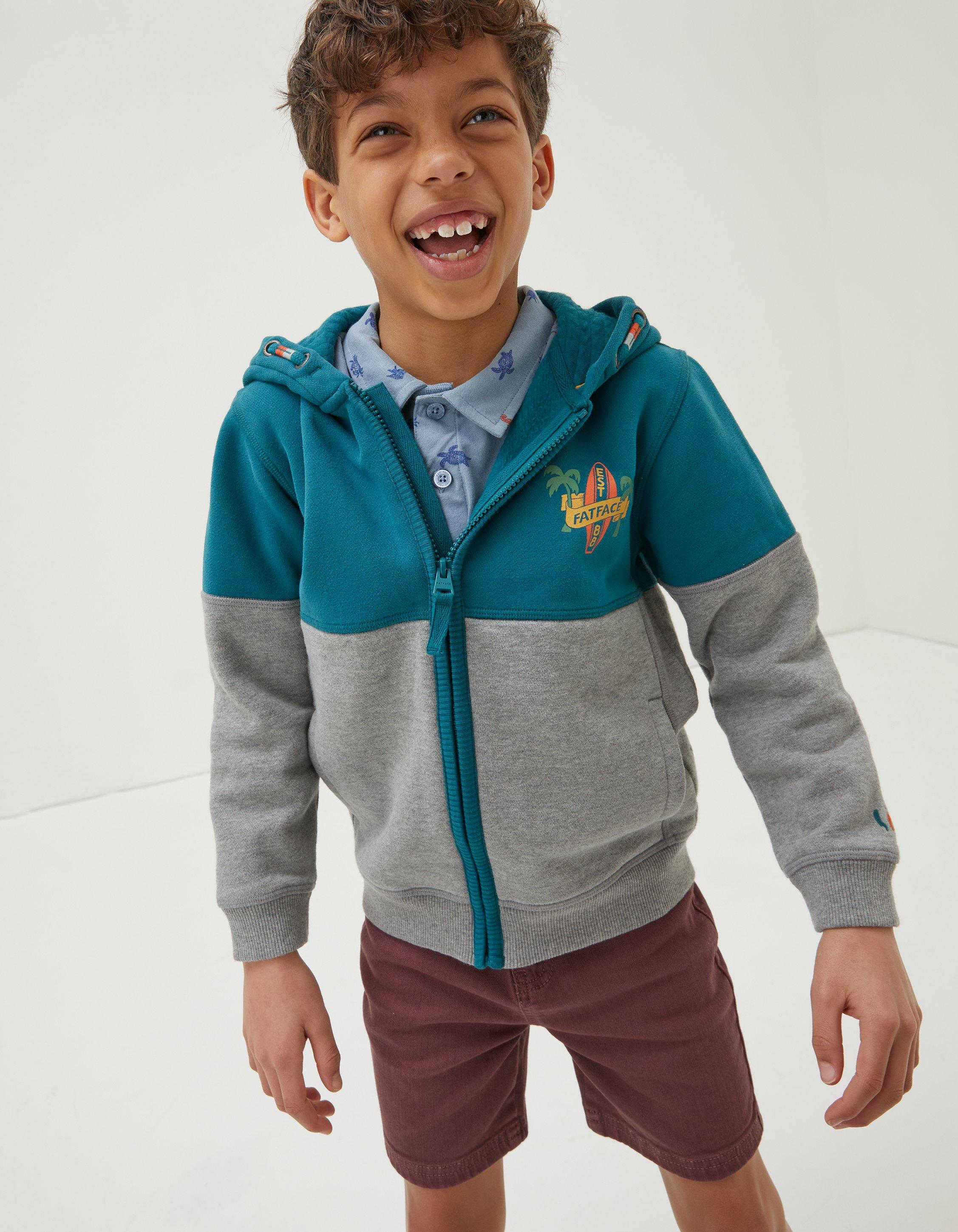 boys zip up sweatshirt