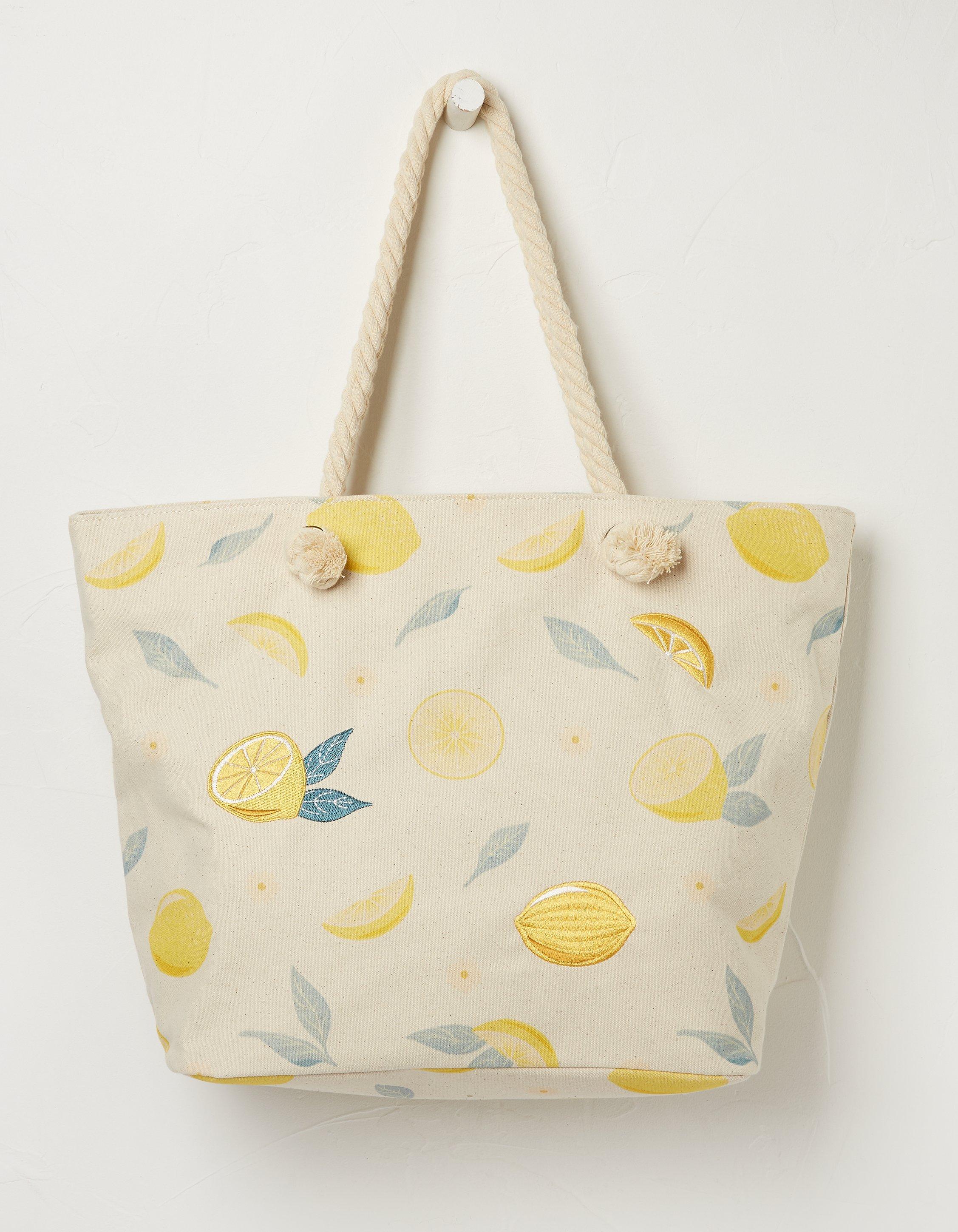 Capri Lemons, Natural – The Pattern Collective