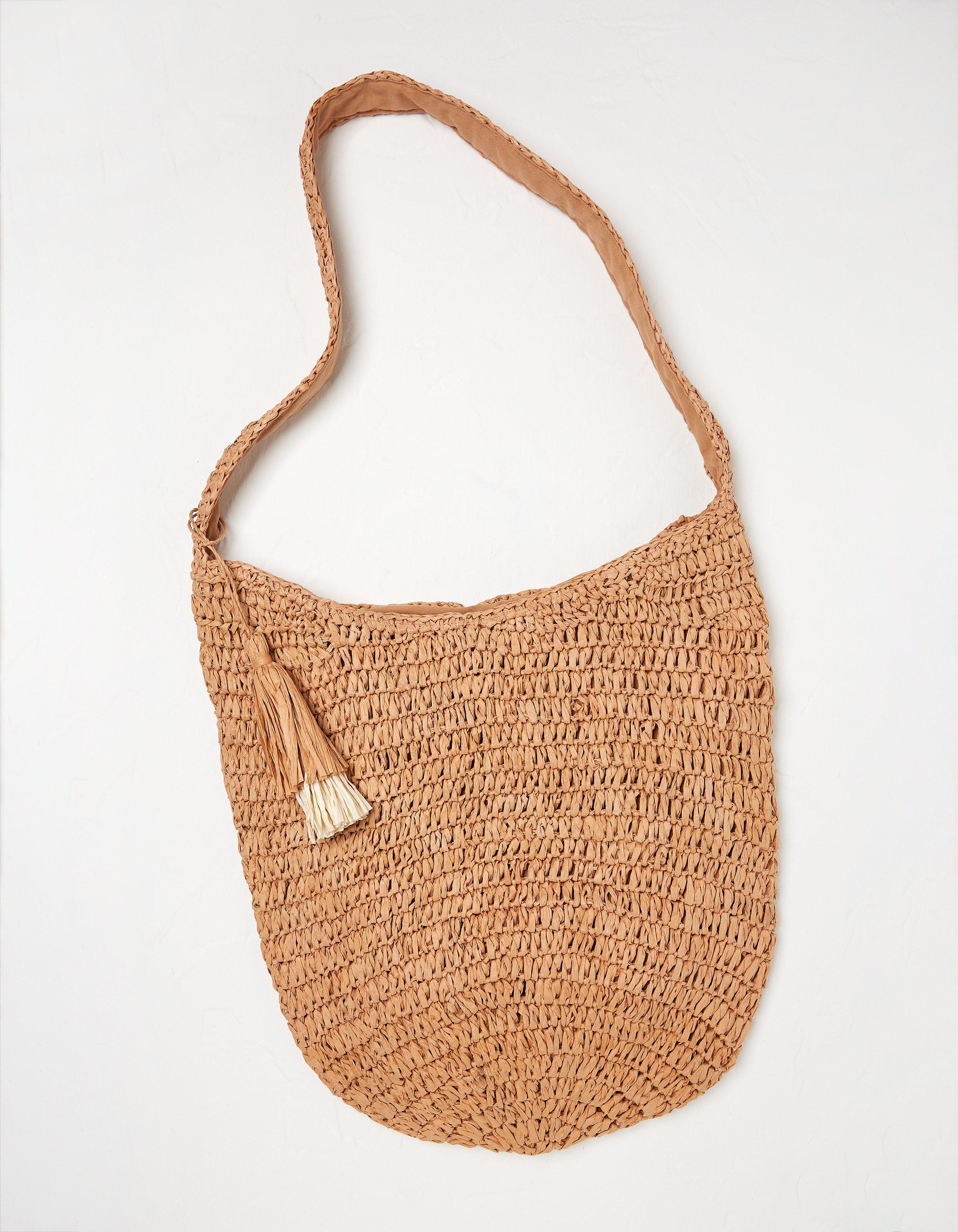 Slouchy deals straw bag