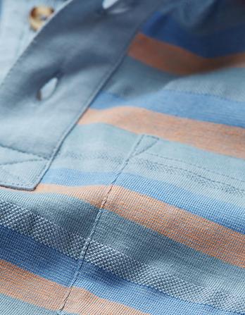 Harlyn Textured Stripe Polo