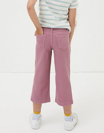 Willow Wide Leg Coloured Cropped Jeans