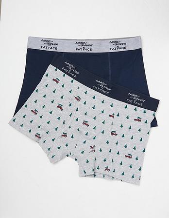 2 Pack Land Rover Tree Boxers
