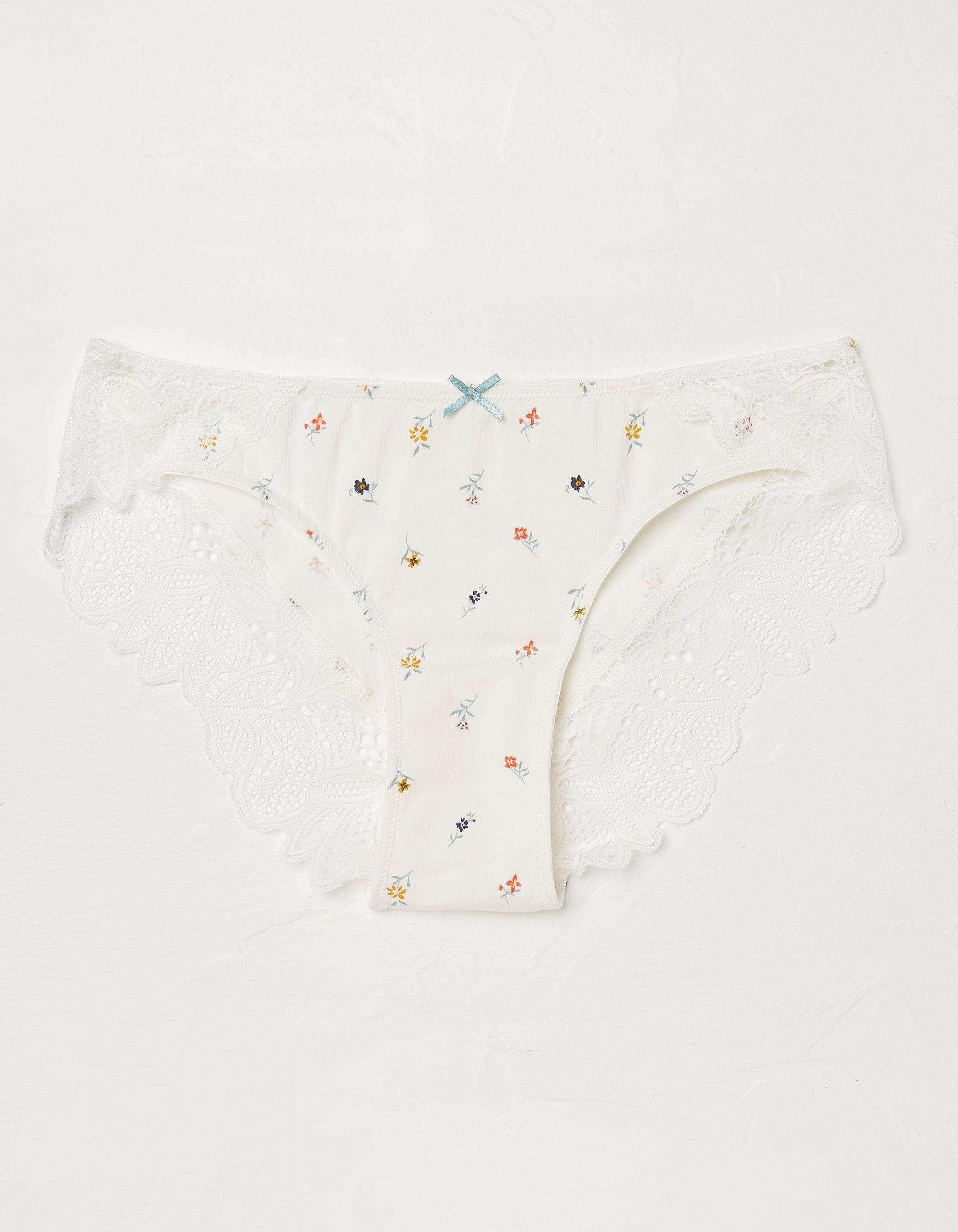 Mia Floral Cheeky Knickers, Socks, Underwear & Tights