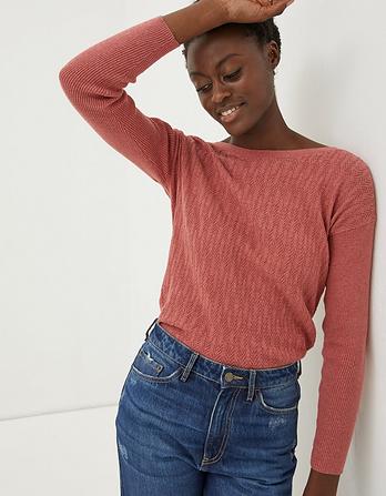 Sophie Boat Neck Sweater