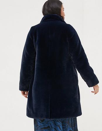 Freya Faux Fur Long Coat