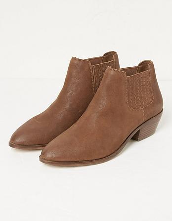 Ava Western Ankle Boot