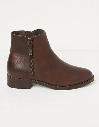 Aria Ankle Zip Boots