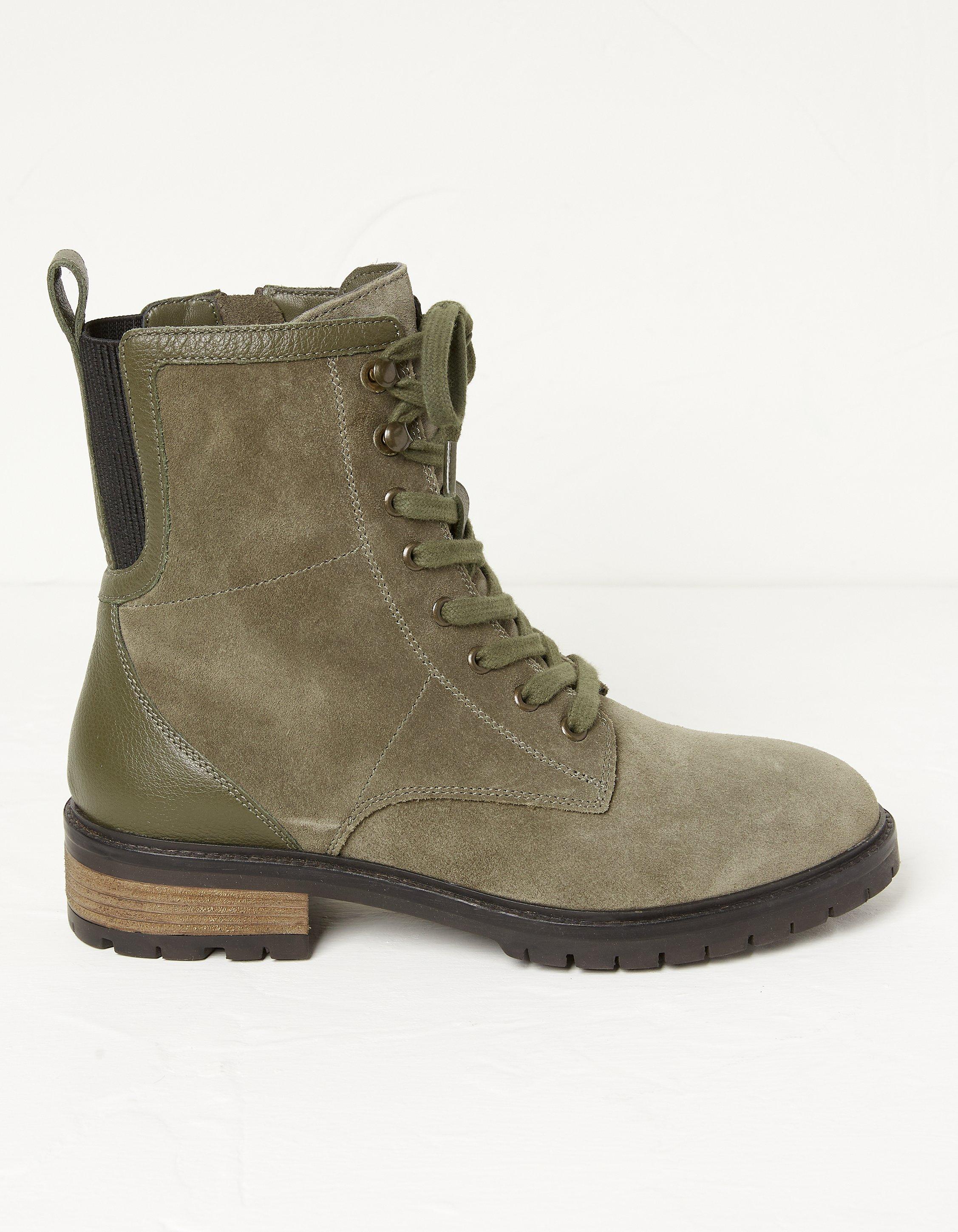 Margot Suede Ankle Hiker Boot, Boots | FatFace.com