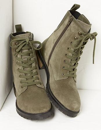 Margot Suede Ankle Hiker Boot