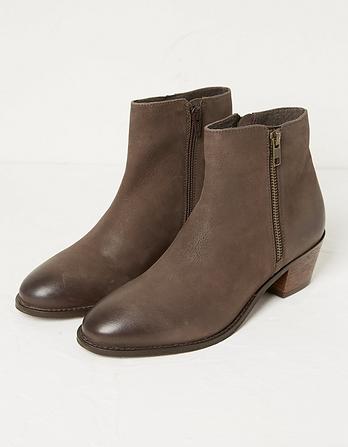 Betsy Zip Detail Ankle Boot