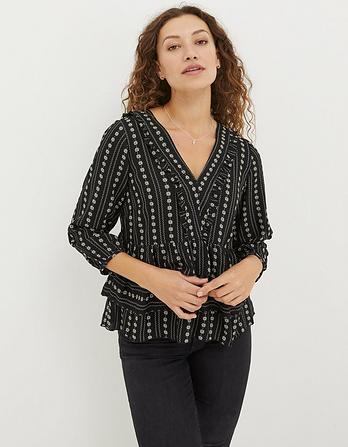 Tibby Frill Floral Blouse