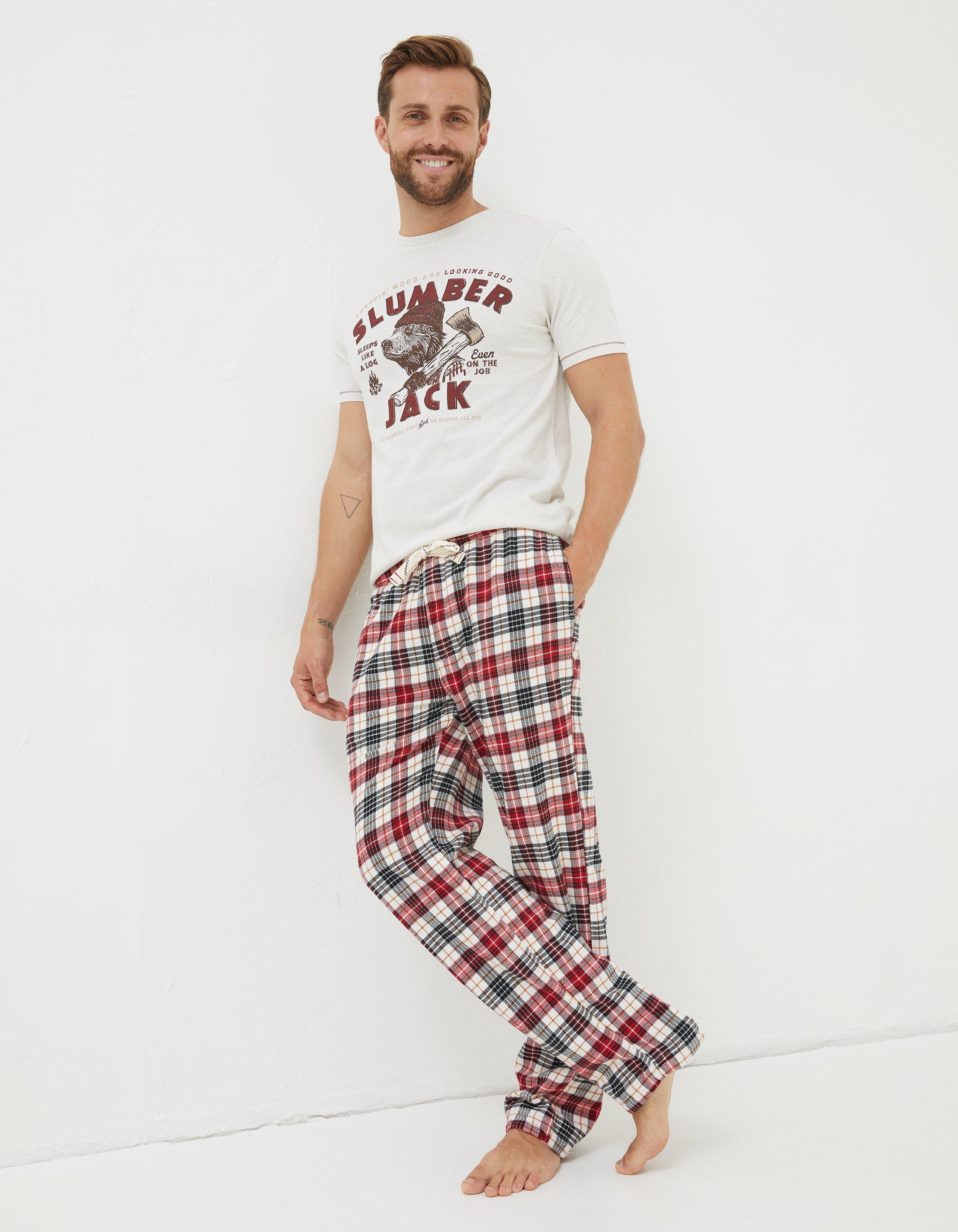 Argyll Checked Pyjama Bottoms, Nightwear & Pyjamas | FatFace.com