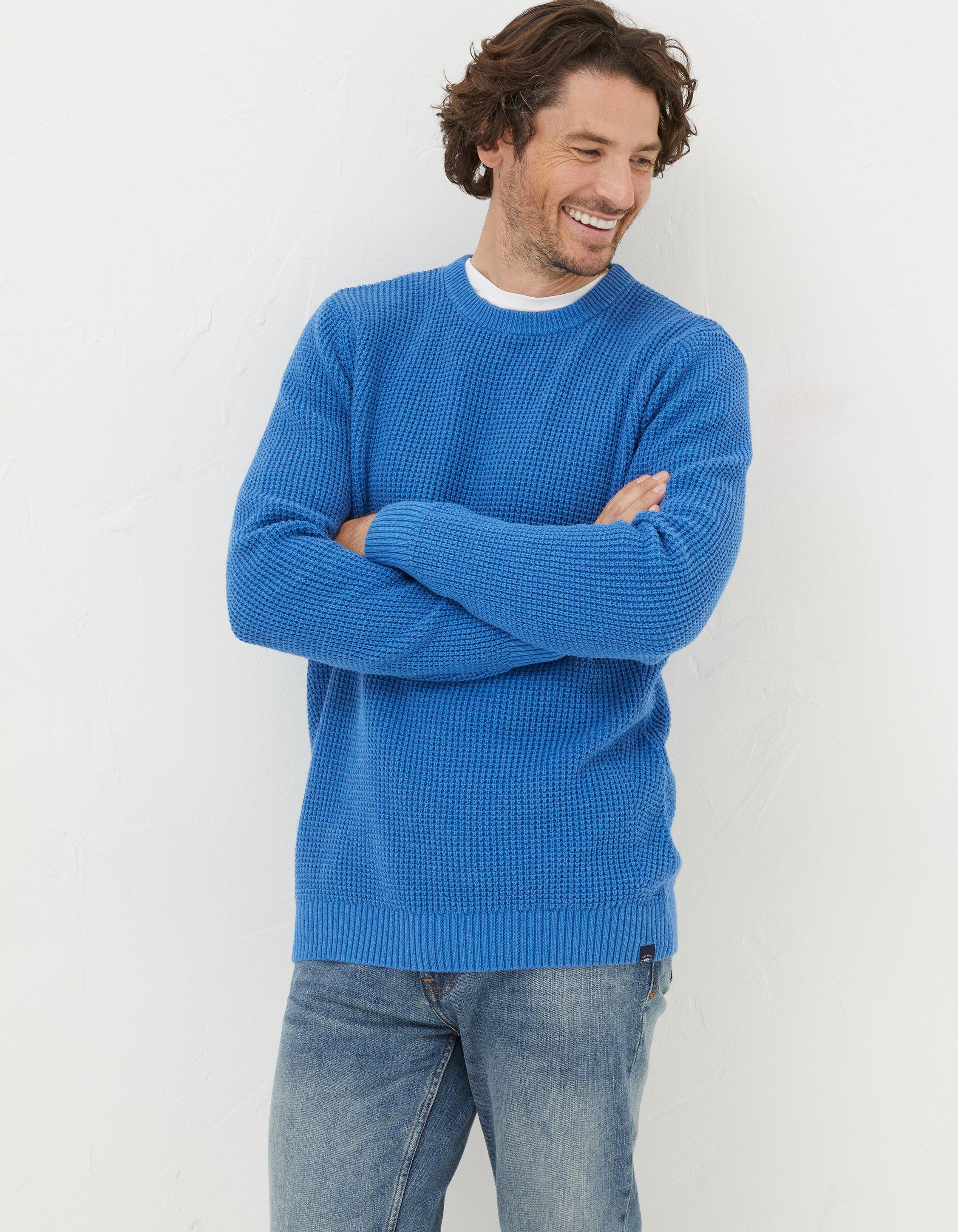 Mens cotton on sale crew neck jumper