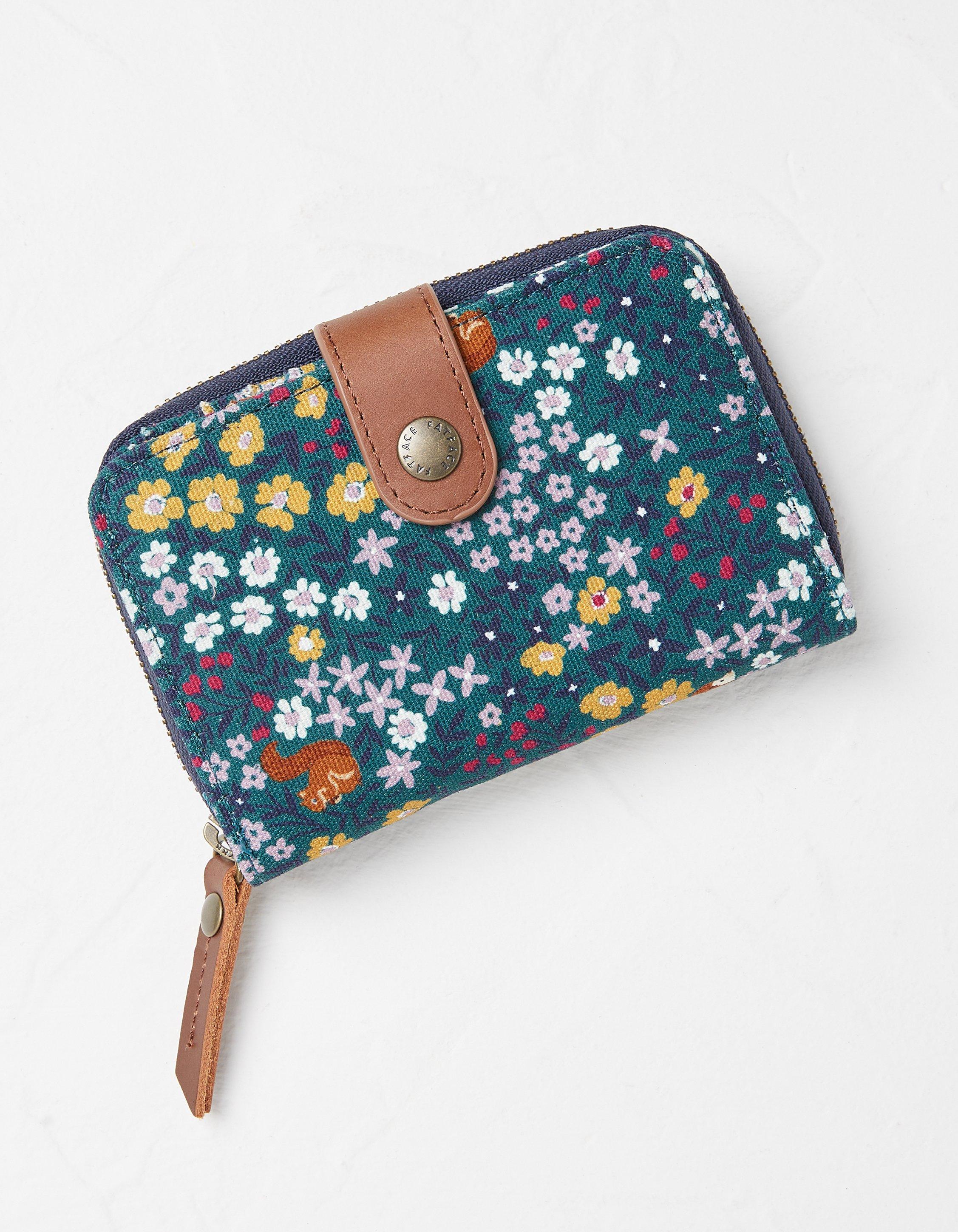 Woodland Floral Large Purse