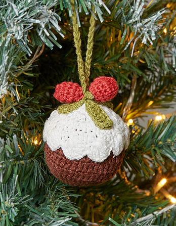 Crochet Pudding Decoration