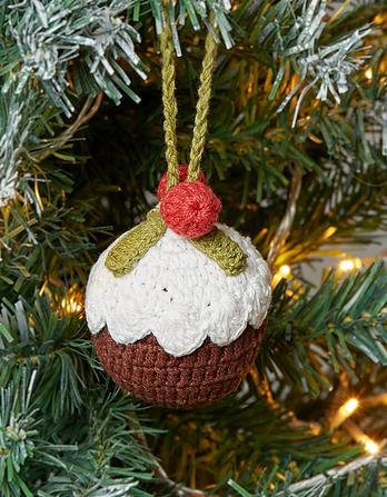Crochet Pudding Decoration
