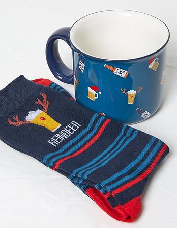 Reinbeer Socks In A Mug