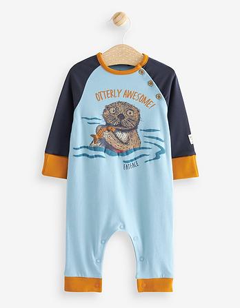 Otter Graphic Romper Suit