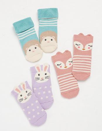 3 Pack Character Socks