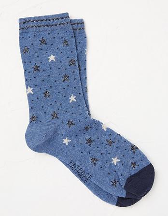 Lurex Star Socks