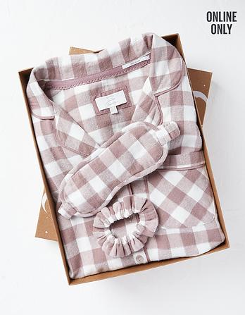 Debbie Check Pyjamas Gift Box Set